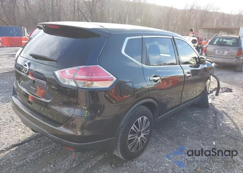 2015 Nissan Rogue S из США, поврежденный, VIN KNMAT2MT9FP506017